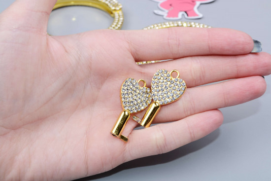 Cătușe din metal auriu Shiny Obsession