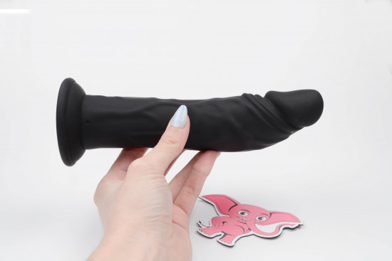 Vibrator din silicon cu ventuză Mister A (19 cm)