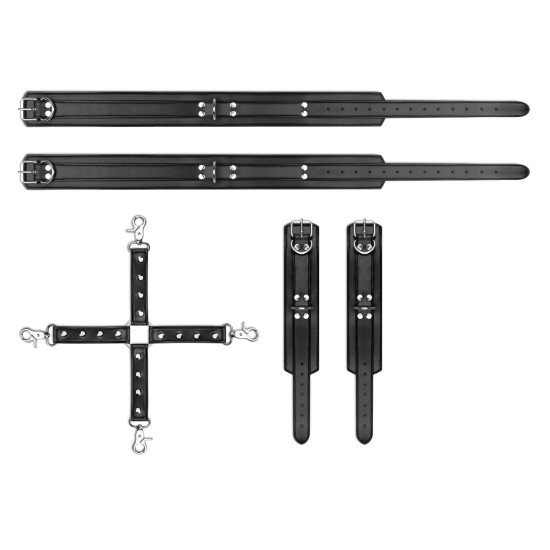 BEDROOM FANTASIES - Set cătușe și hogtie - Negru