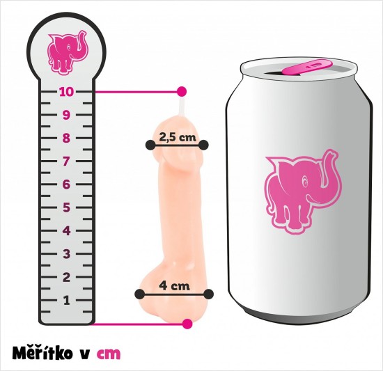 Willy Candle - dimensiuni