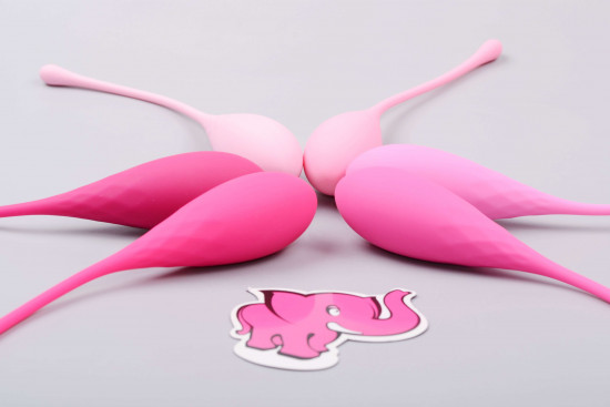 Deluxe Petite Petite Kegel Balls Set de bile Vaginal Dumbbell