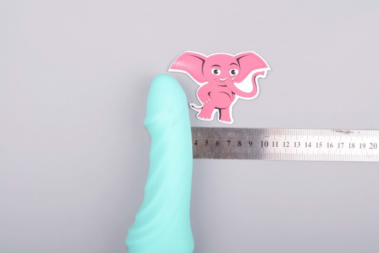 Vibrator din silicon Rumba Blue (23 cm)