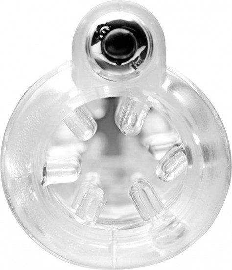 Masturbator cu două fețe vibratoare cap la cap (26,5 cm)
