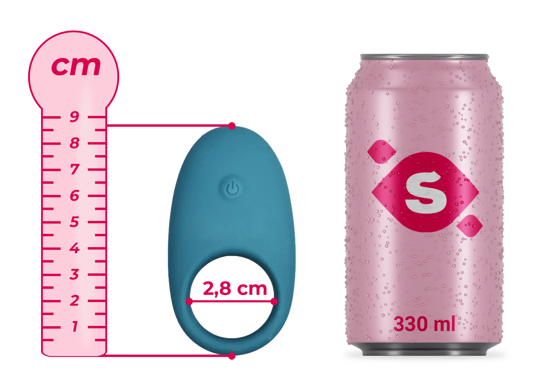 Inel de erecție vibrator Rumble Bee