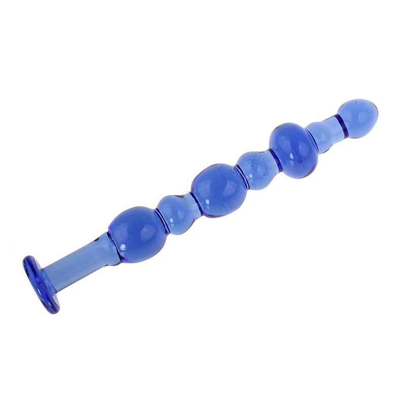 Dildo de sticlă Noble Illusion No.1 (16 cm)