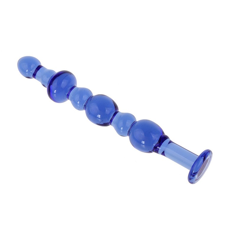 Dildo de sticlă Noble Illusion No.1 (16 cm)