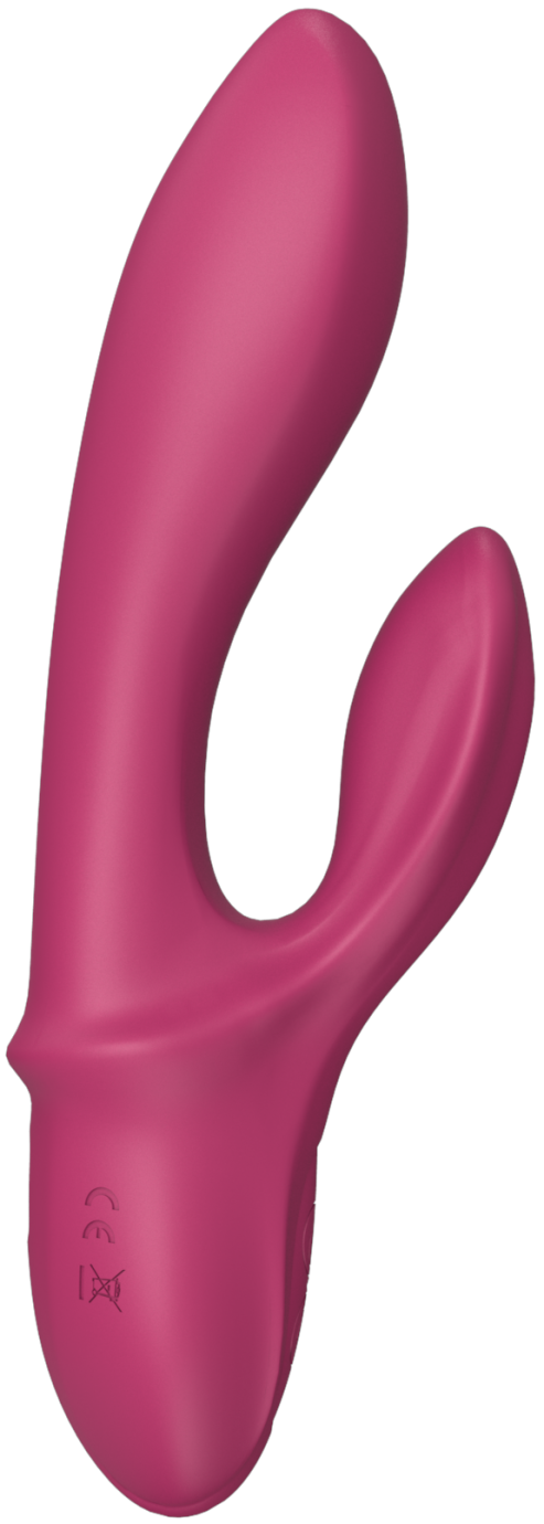 Vibrator clitoris din silicon Bunny Duo (19,2 cm)