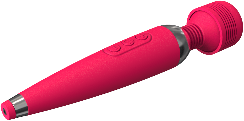 Baghetă de masaj Wonder Wand (18,8 cm) + geantă de jucărie cadou