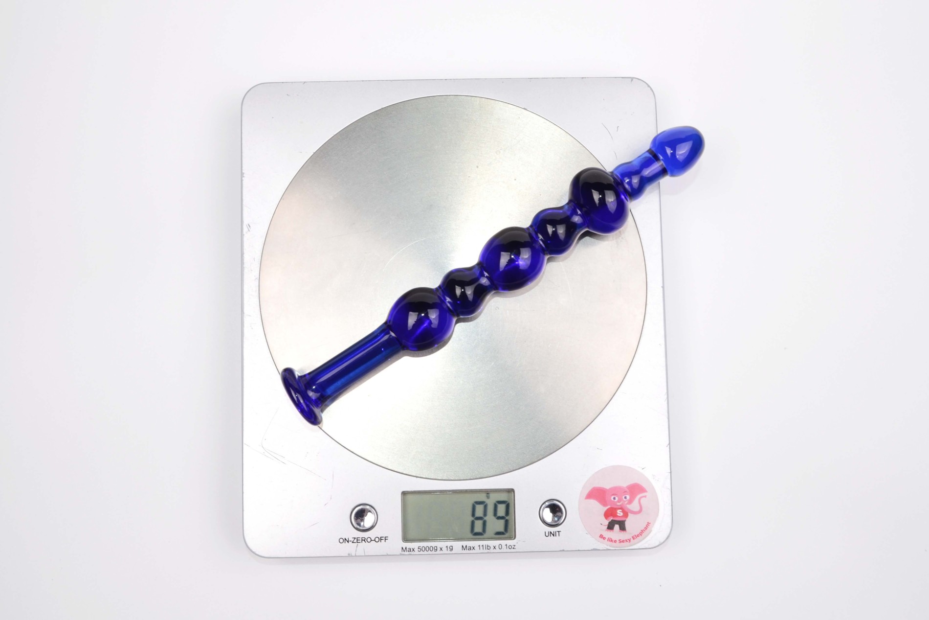 Dildo de sticlă Noble Illusion No.1 (16 cm) + cadou Toybag