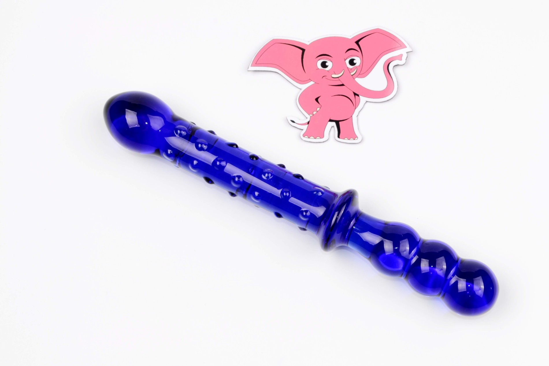 Dildo de sticlă Noble Illusion Noble Illusion No. 2 (24 cm)