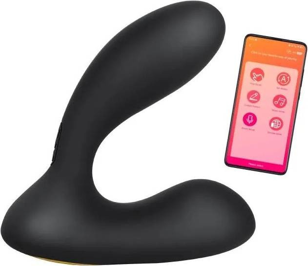 Dildo anal vibrator cu vid Vick Neo cu aplicație mobilă (10,6 cm)