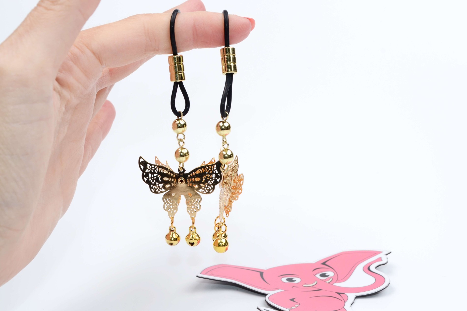 Cleme pentru mamelon fluture