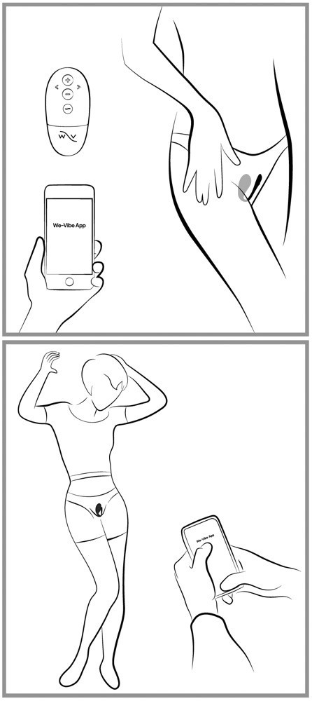 Ou vibrator We-Vibe Jive cu telecomandă și aplicație mobilă