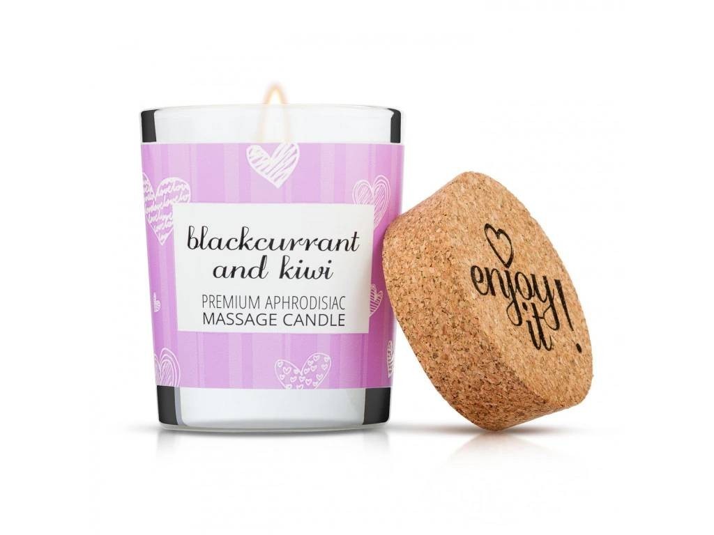 MAGNETIFICO body massage candle - Enjoy it! Blackcurrant and kiwi