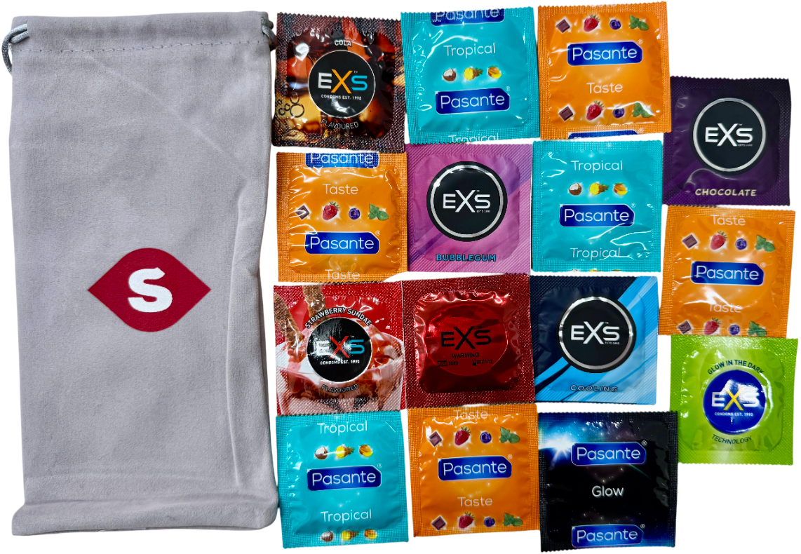O sută de prezervative Extravaganza (15 ks)
