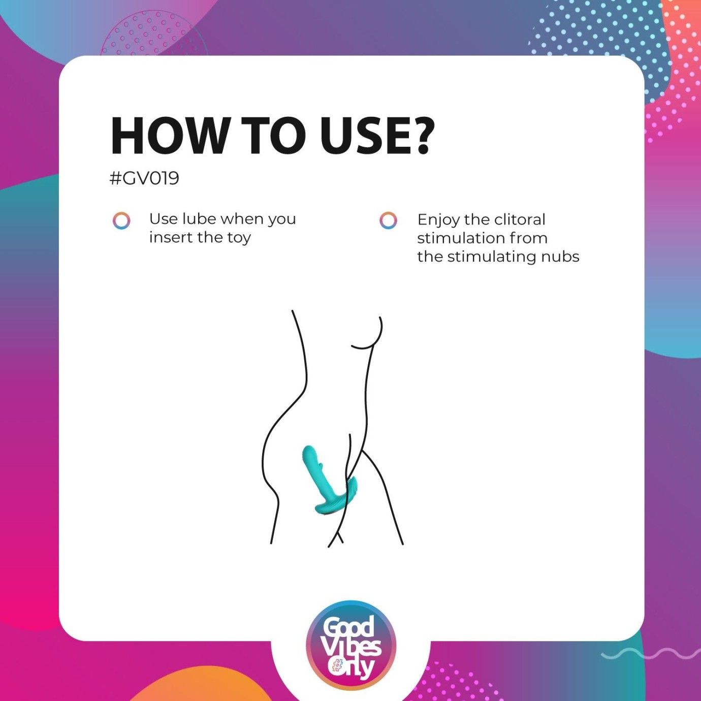GOOD VIBES ONLY - Gina Vibrator G-spot