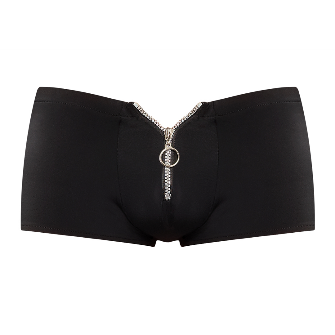 Șorturi cu fermoar - L/XL - Negru