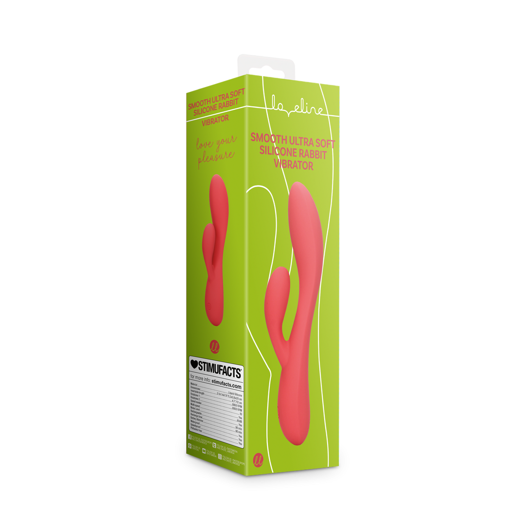 Vibrator cu iepure din silicon ultra moale și neted - Astro Dust