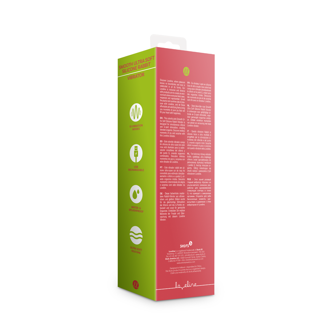 Vibrator cu iepure din silicon ultra moale și neted - Astro Dust