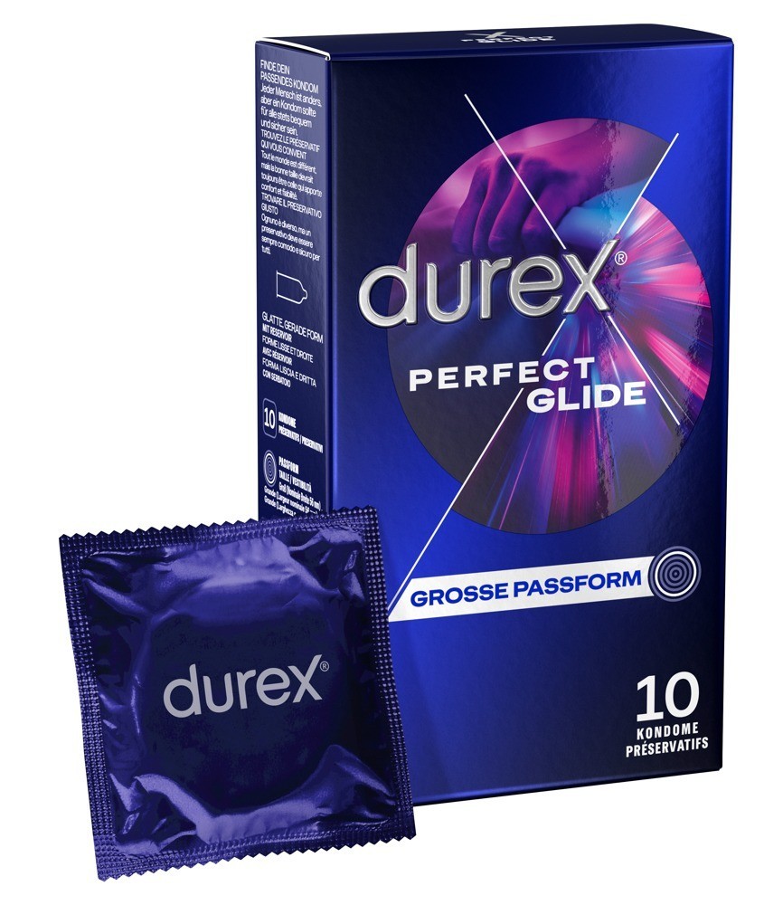 Durex Perfect Glide pachet de 10 buc