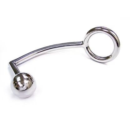 ROUGE Stainless Steel Cock Ring and Anal Probe