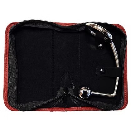 ROUGE Stainless Steel Cock Ring and Anal Probe