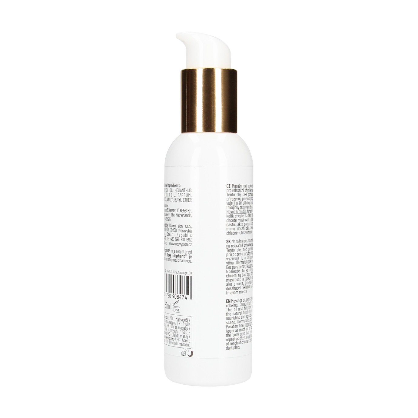 Ulei de masaj Sexy Elephant Touch of Ember (150 ml)