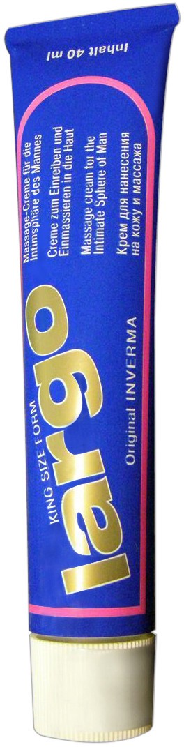 Crema LARGO - alimentarea cu sânge a penisului