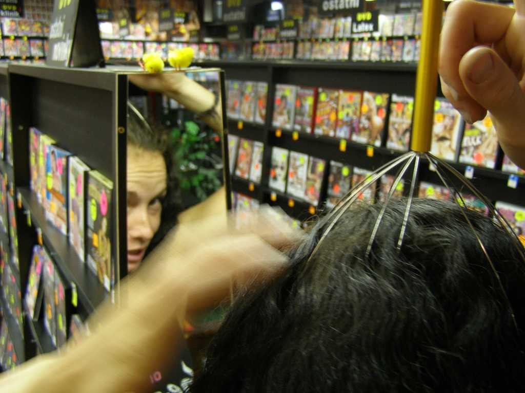 Râșniță - masaj la cap