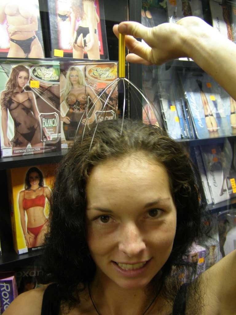 Râșniță - masaj la cap