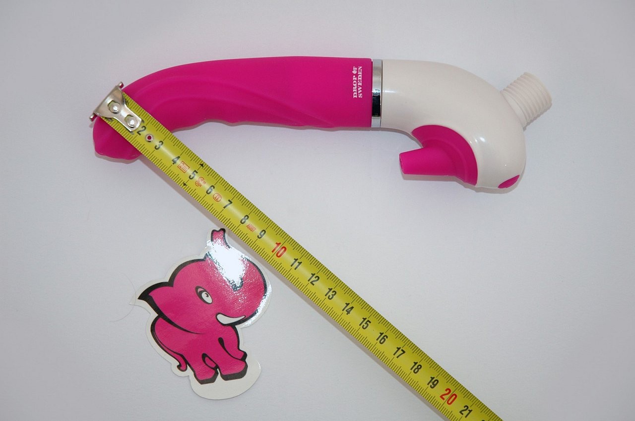 Vibrator H2O Drop Pink | dimensiuni