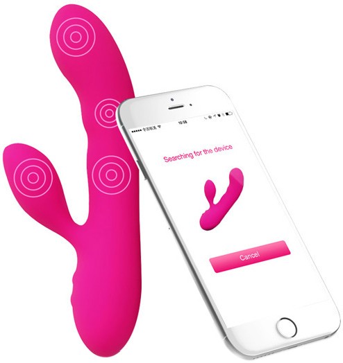 BOOM Hackbuteer vibrator inteligent cu trei motoare.