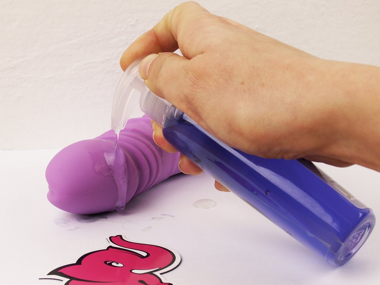 Lubrifiant anal (130 ml) - cu vibrator Blueberry II
