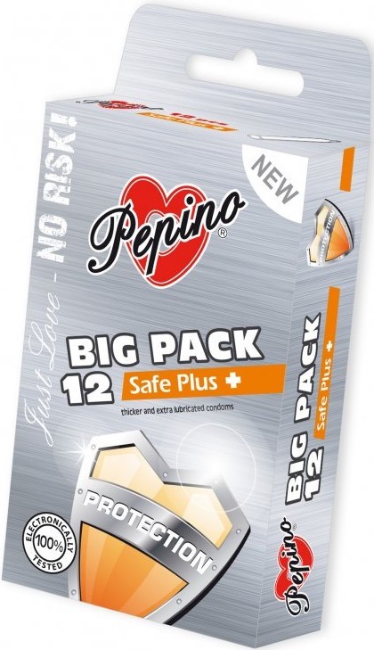Pepino Safe Plus - prezervative întărite 12 buc.