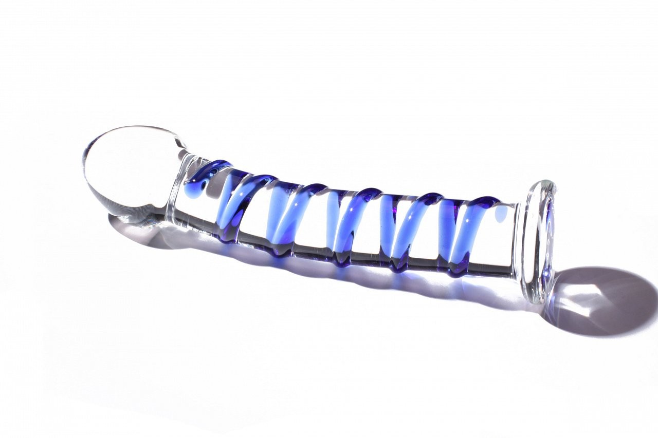 Dildo din sticlă Arts Clair Bleu