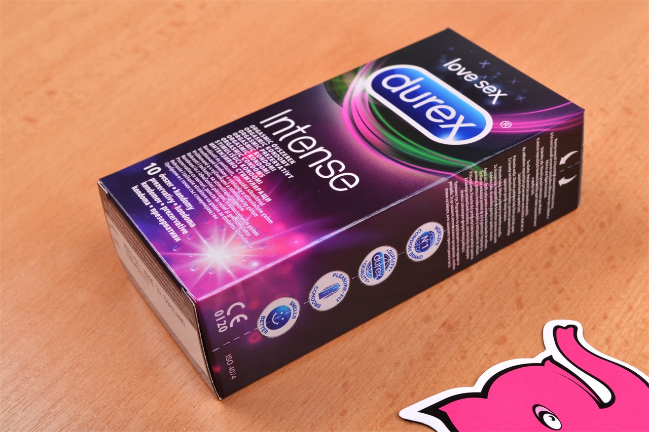 Durex Intense Orgasmic - Prezervative cu valțuri (10 buc)