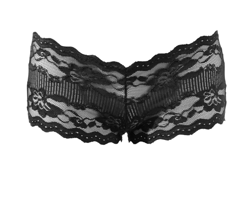 Pinkie Chiloți de dantelă neagră