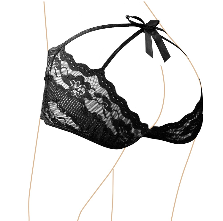 Pinkie Chiloți de dantelă neagră