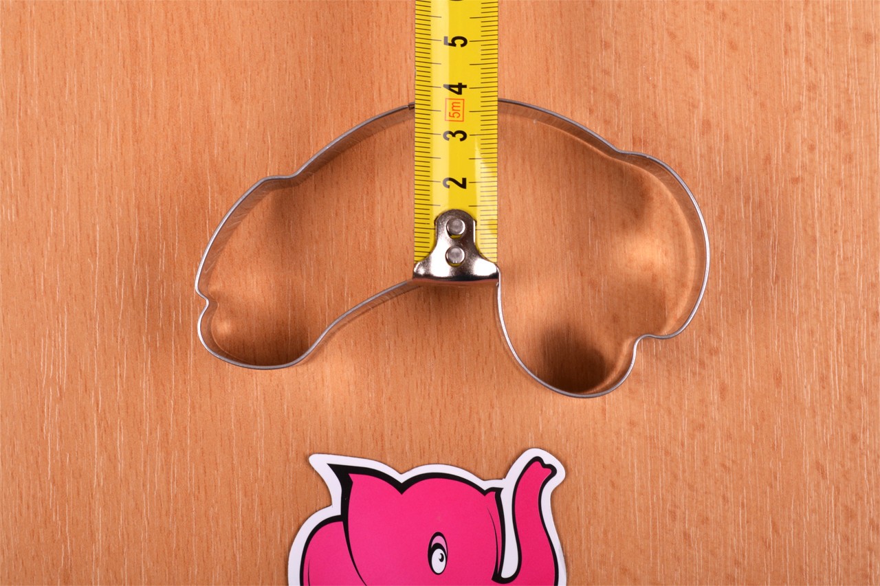 Formă pentru cocoș de gătit - măsurați lățimea formei