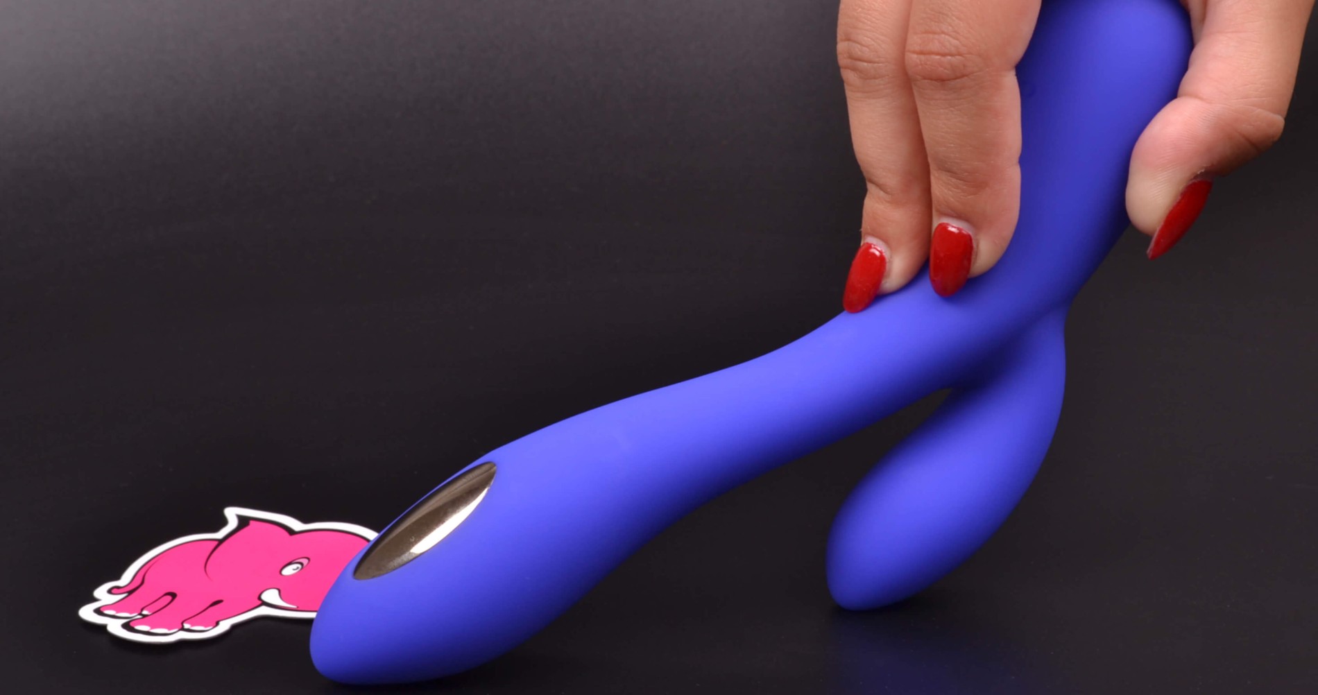 Electro-vibrator Midnight Wand, îndoire