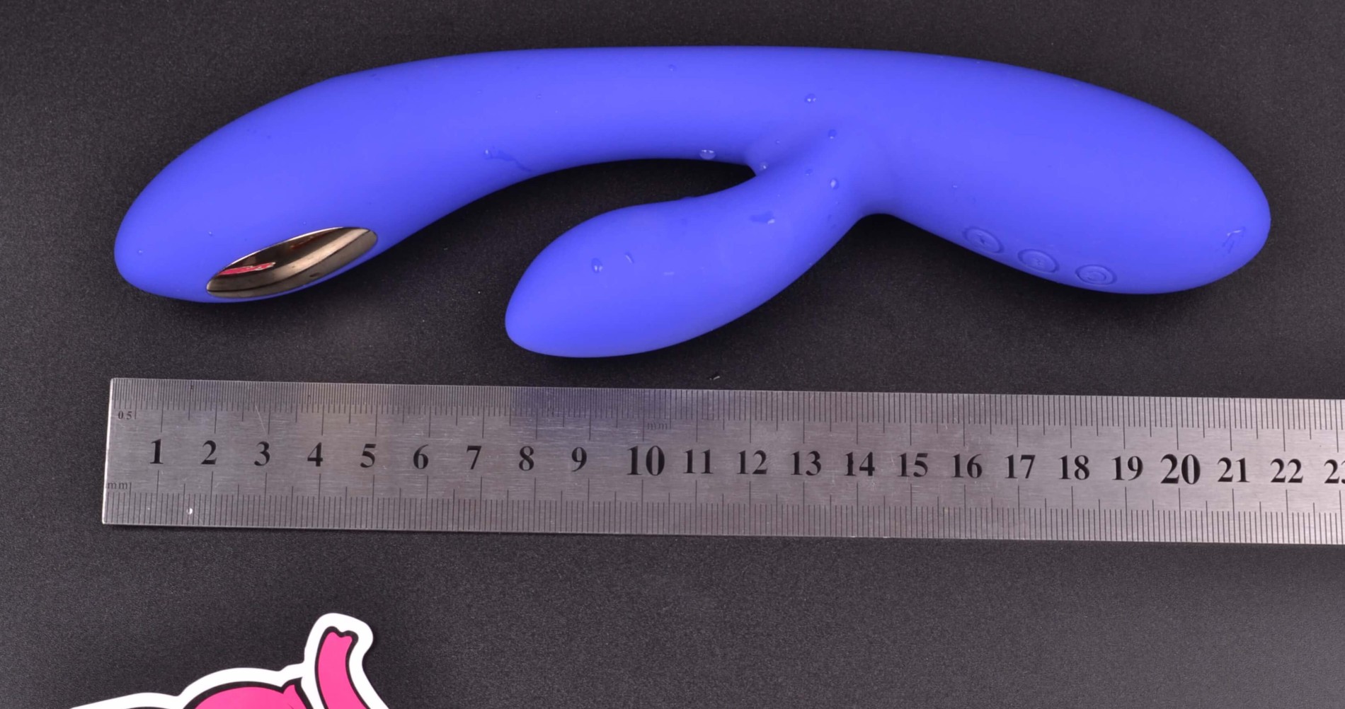 Electro-vibrator Midnight Wand, dimensiuni