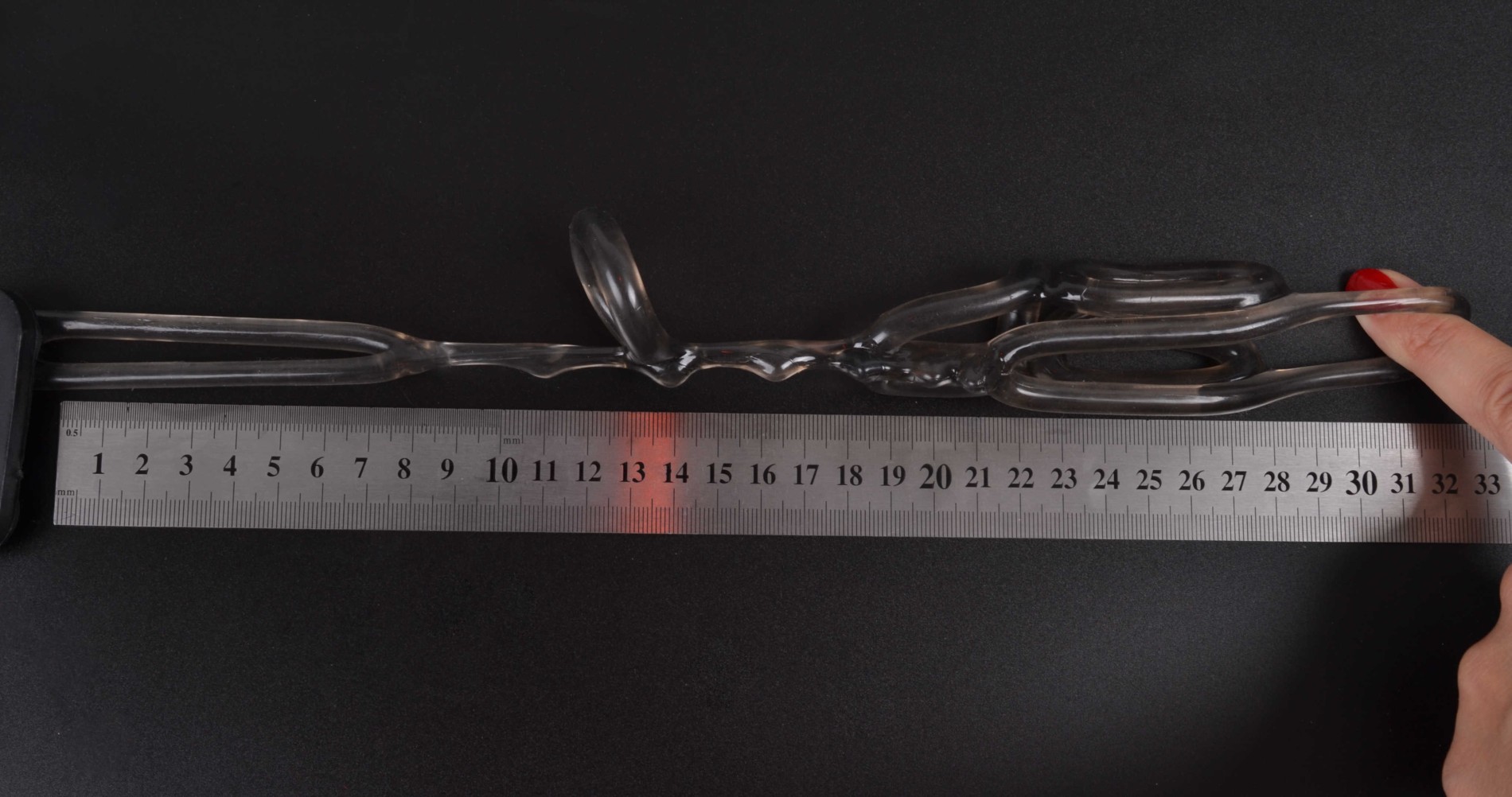 Smoky Spine Penis și testicule inel, Stretch