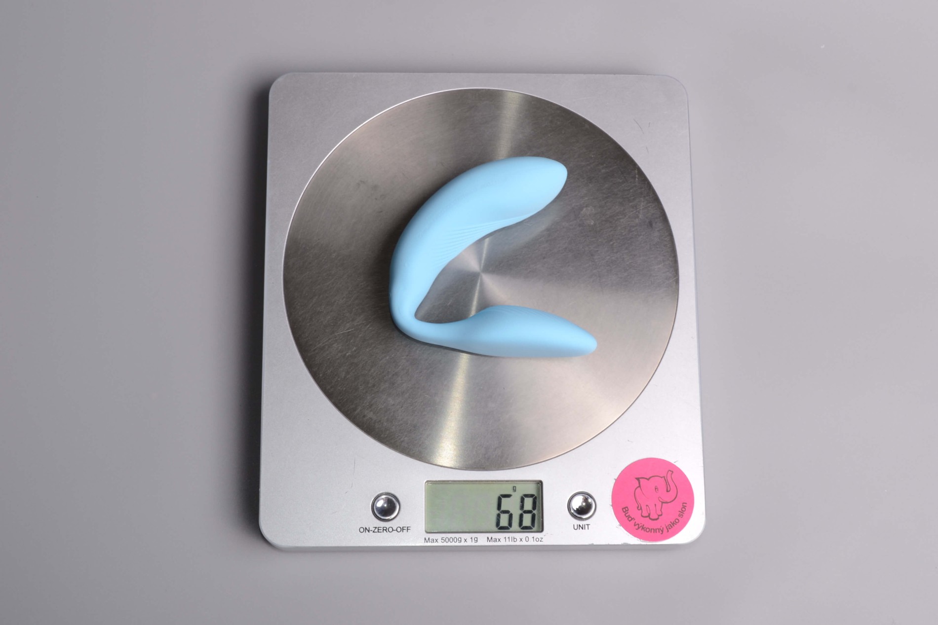 We-Vibe Chorus vibrator cuplat, greutate