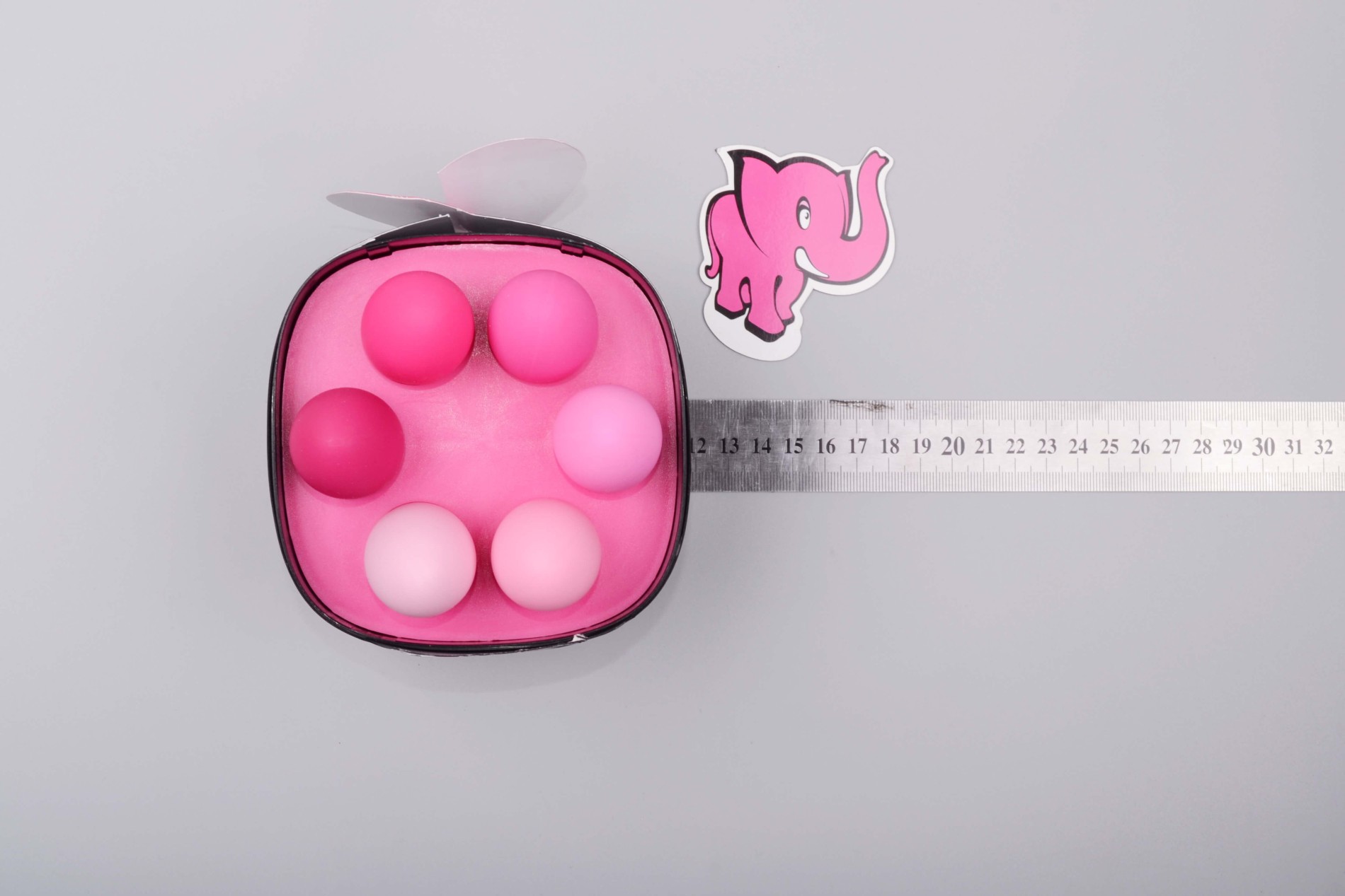 Deluxe Petite Kegel Balls Deluxe Petite Kegel Balls Set de gantere vaginale, Dimensiuni