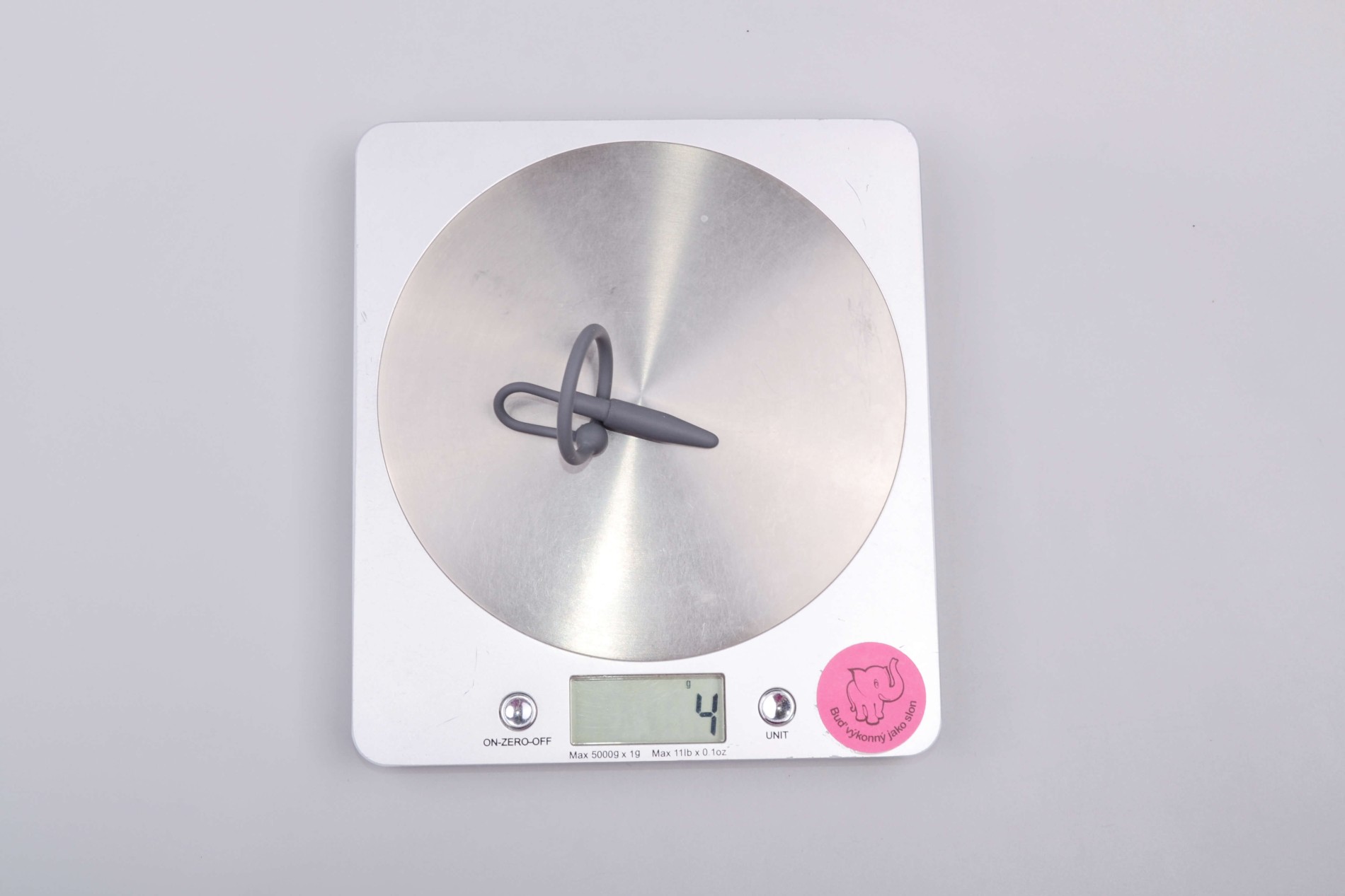 Dop de spermă din silicon cu inel negru (8 mm), greutate