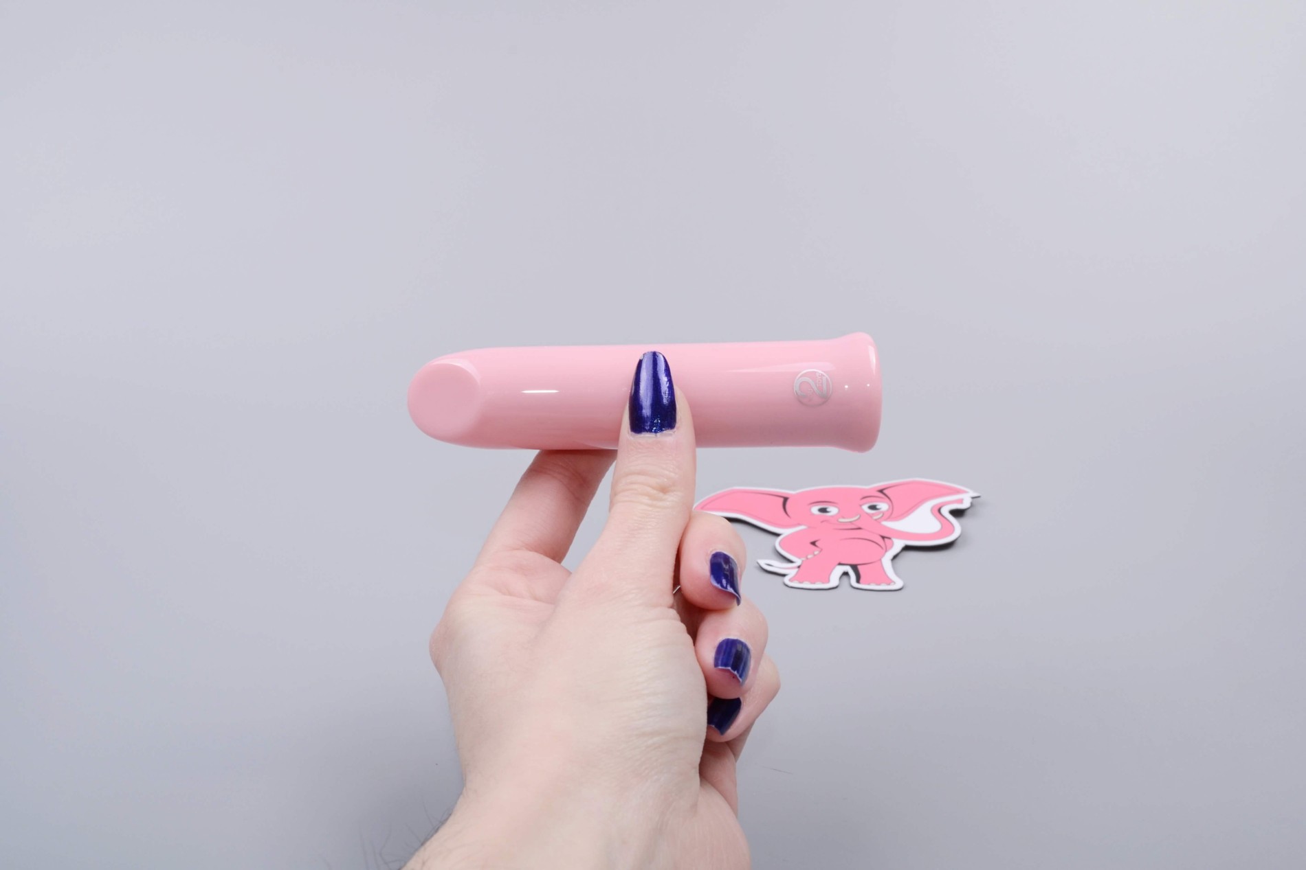 ChaCha minivibrator, în mână