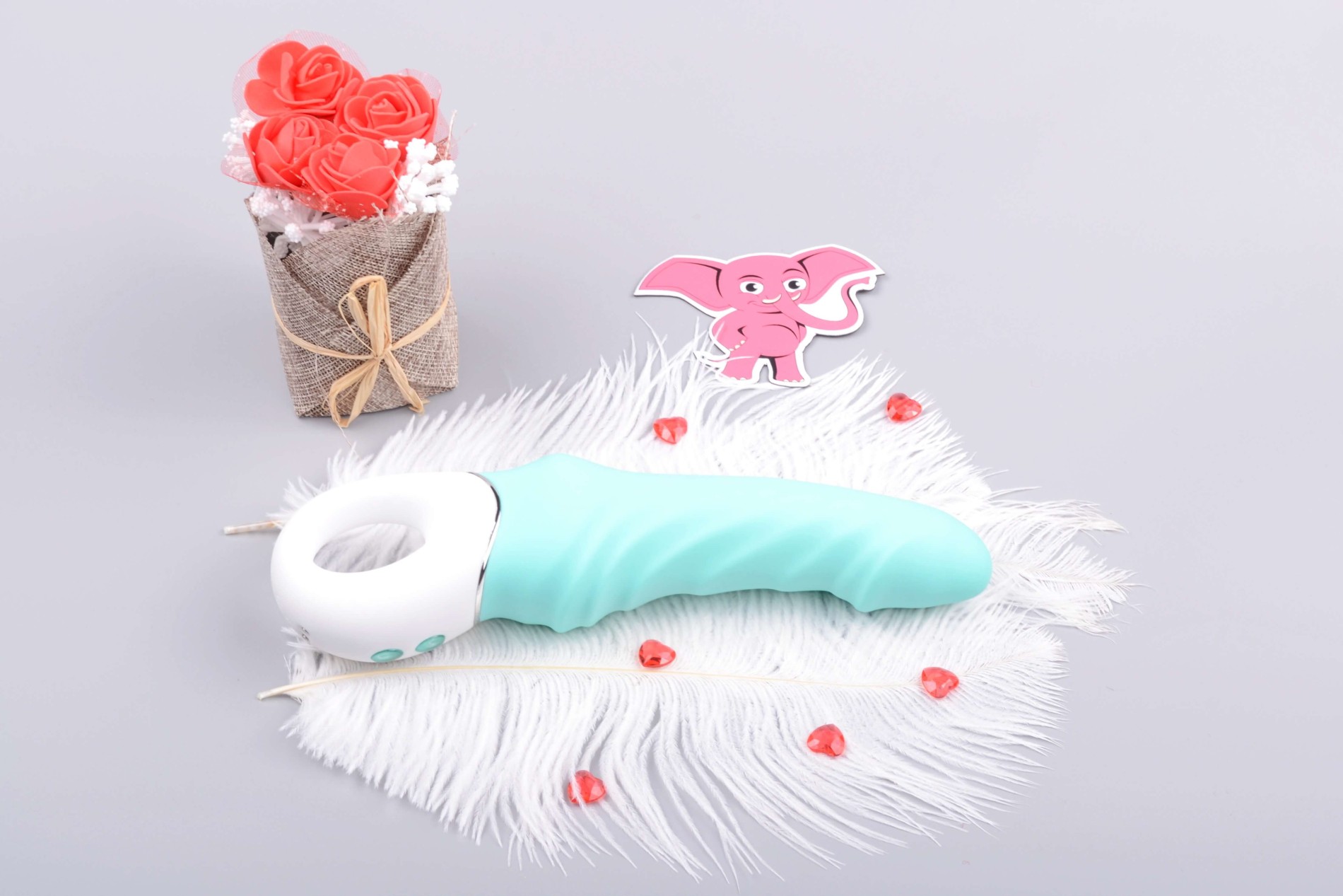 Vibrator din silicon Rumba Blue