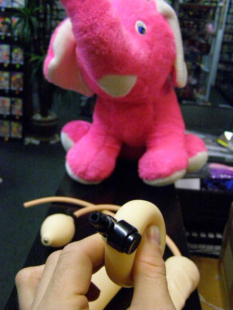 Dildo gonflabil 25 x 3-6 cm