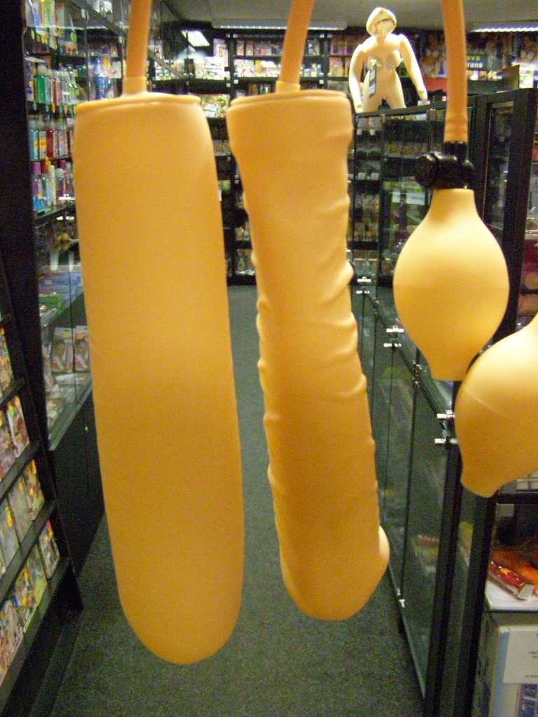 Dildo gonflabil 25 x 3-6 cm