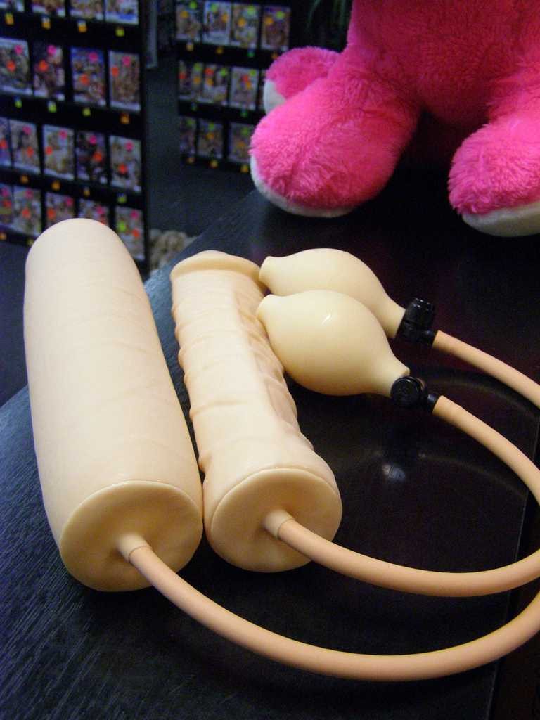 Dildo gonflabil 25 x 3-6 cm